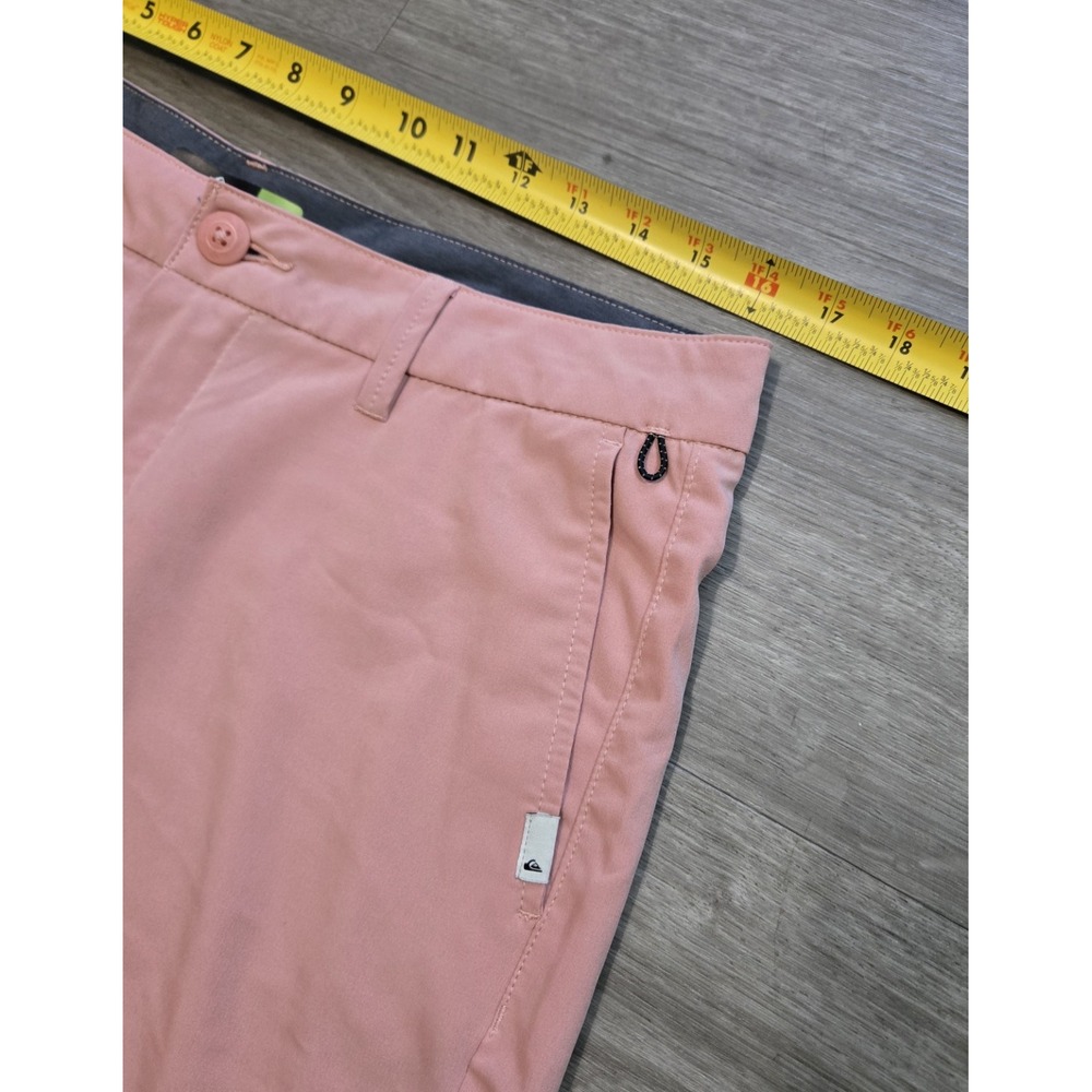 Quicksilver Amphibian Hybrid Shorts Men's 33 Pink Water Repellent Stretch - Picture 9 of 13